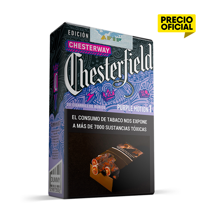 Combo Chesterfield purple motion edicion limitada