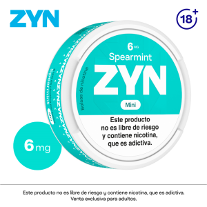 ZYN Spearmint 6mg.