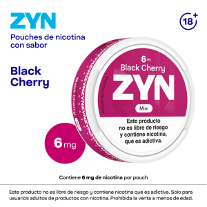 ZYN Black Cherry 6mg.