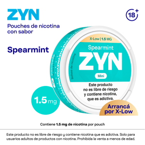 ZYN Spearmint 1.5mg.