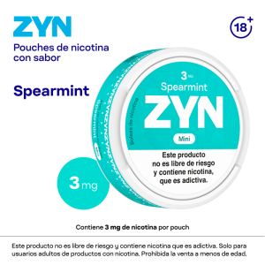 ZYN Spearmint 3mg.