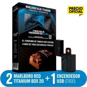 Combo Marlboro Blue Titanium